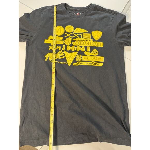 Men’s Black Short Sleeve 100% Cotton, Nike, Air Jordan T-Shirt, S/M - Picture 7 of 8